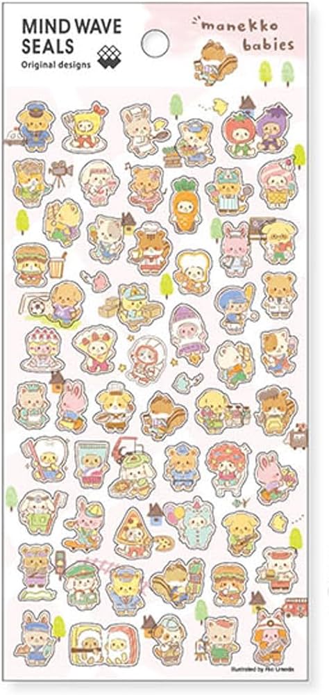 Amazon | 予約 シール miw_82366_82371 MIND WAVE SEALS シート